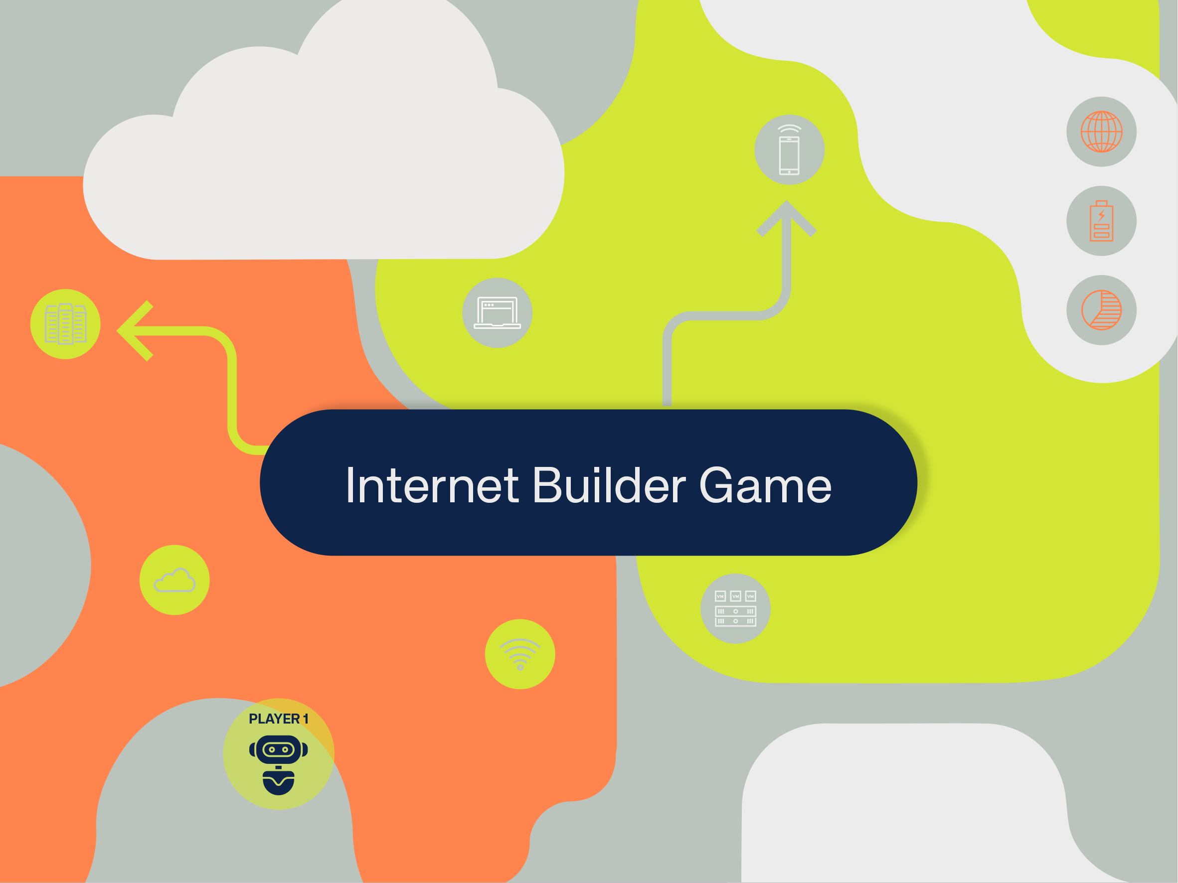 Das Spiel "Internet Builder"