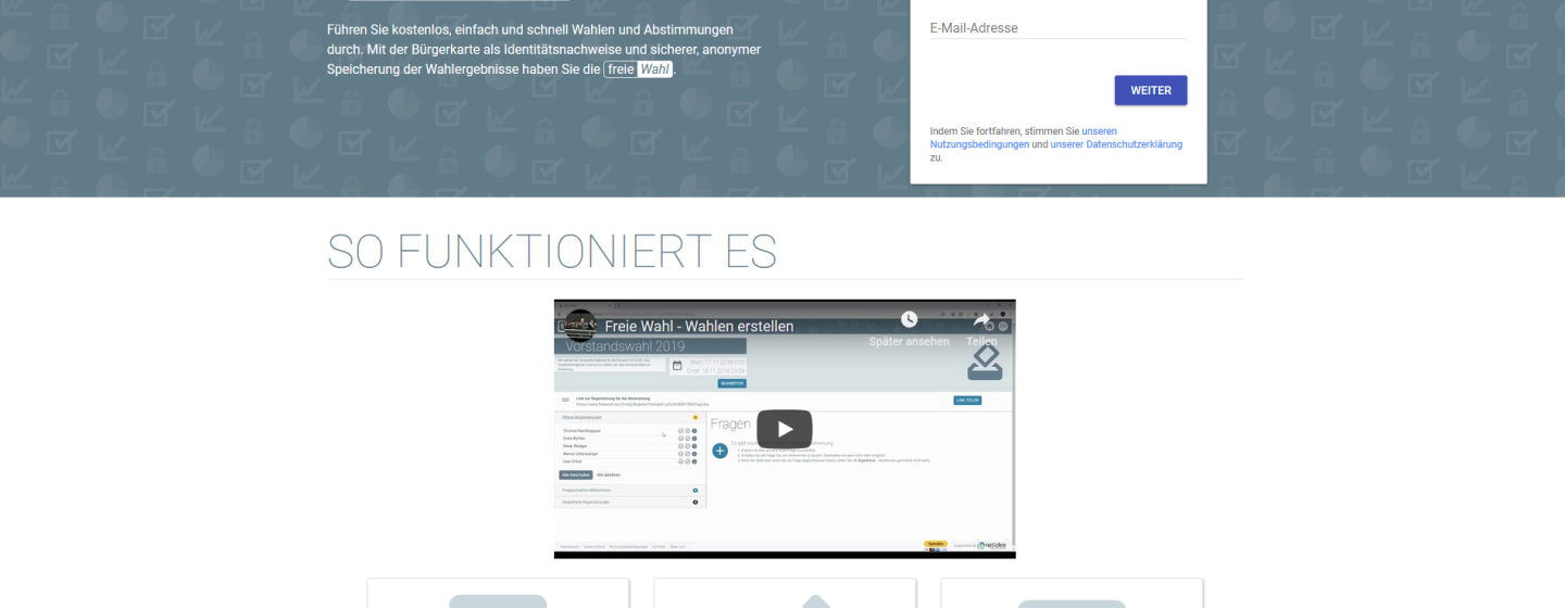 Screenshot www.freiewahl.eu