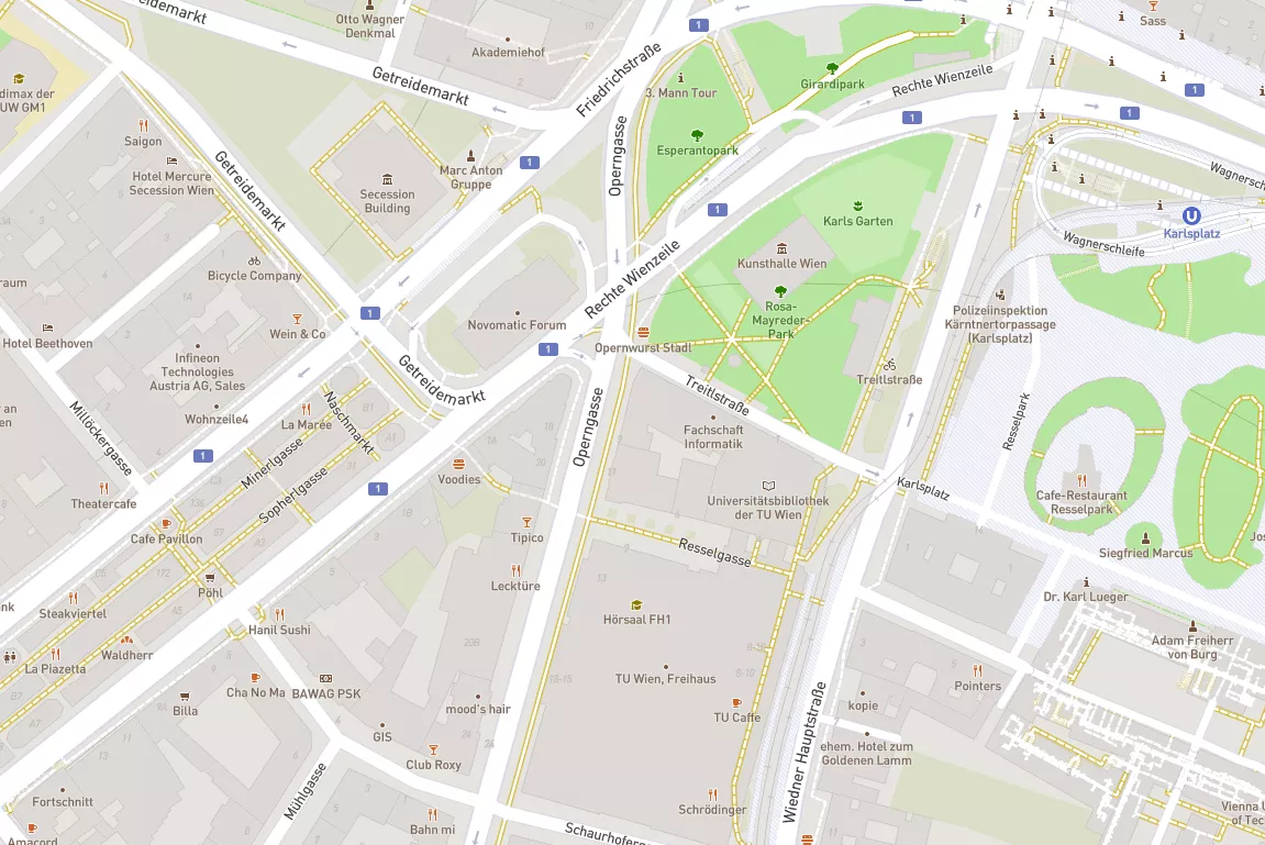 Mapbox Outdoors Stil