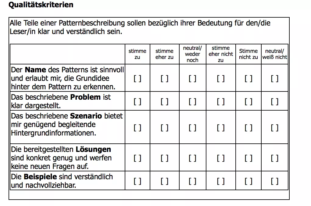 Bewertungsbogen Teil 1