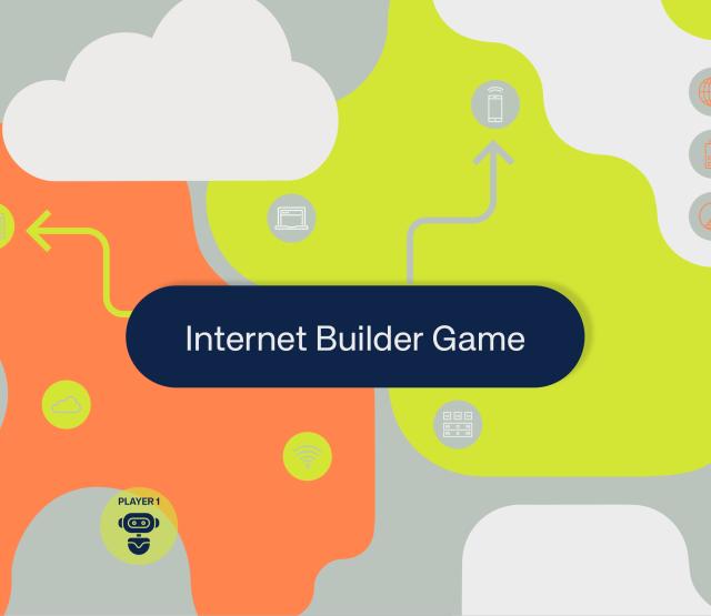 Das Spiel "Internet Builder"